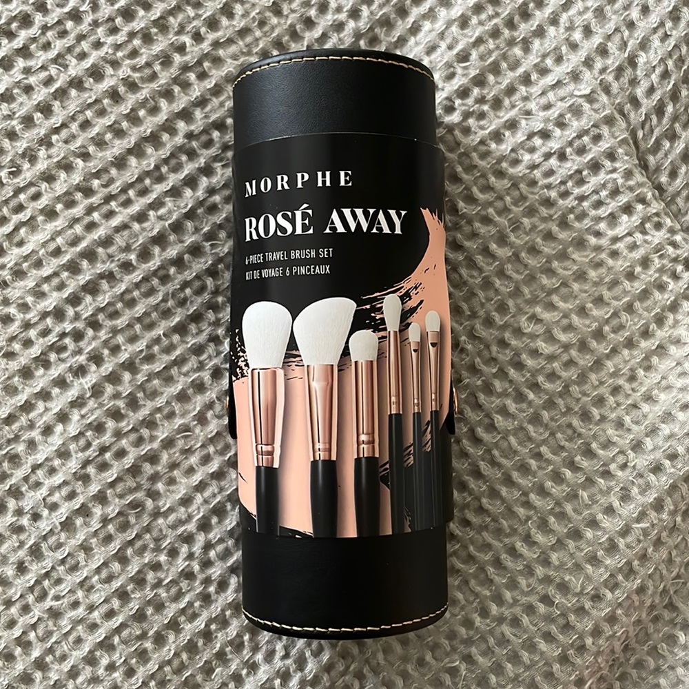 NWT Morphe Rosé Away Travel Brush Set - 6 Piece